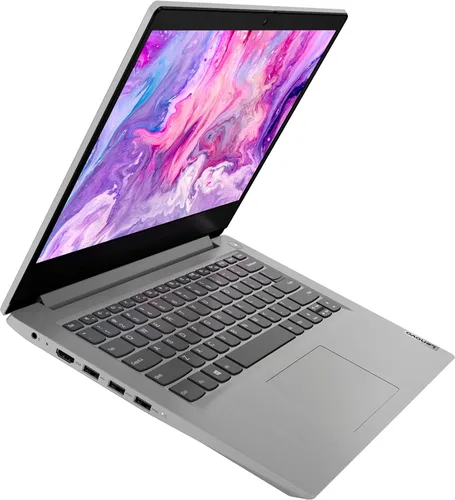 Vista 2 de Lenovo Ideapad 3 Laptop de 14" Intel Pentium Silver N5030, memoria de 4 GB, SSD de 128 GB, color gris platino