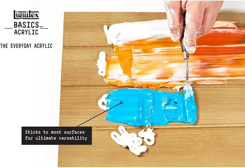 Vista 4 de Liquitex BASICS: juego de 72 tubos de pintura acrílica, 22ml (0.74 onzas)