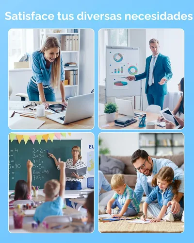 Vista 6 de CEEBOO 522 de alta capacidad (5 botellas) Botella de tinta recargable de repuesto para botellas de recarga de tinta compatibles con Epson 522