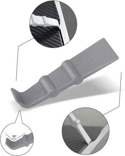 Vista 4 de NEWISHTOOL Kit de herramientas de envoltura de coche PPF Kit de instalación de envoltura de vinilo con espátula de fieltro, cortador de película