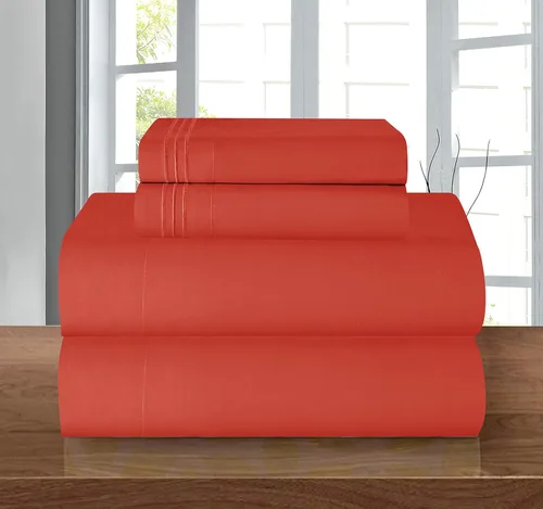 Vista 56 de Elegant Comfort - Juego de sábanas de microfibra de 1500 hilos de calidad hotelera prémium de 4 piezas - Resistente a arrugas, sábana bajera