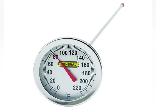 Vista 3 de General Tools PT2020G-220 Termómetro analógico de suelo y compostaje, sonda de tallo largo de 20 pulgadas, rango de 0 a 220 grados Fahrenheit