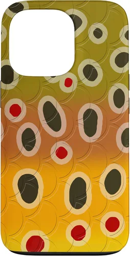 Vista 10 de Marrón trucha patrón pescado arte trucha pesca mosca pesca regalo caso para iPhone 17