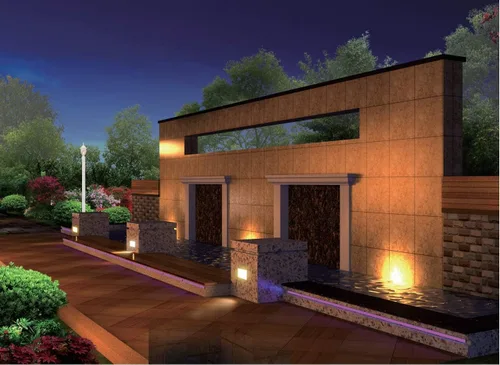 Vista 6 de LIT-PaTH Accesorio de iluminación LED para exteriores, farol de poste, 9.5 W, 800 lúmenes, blanco cálido de 3000 K, carcasa de aluminio más vidrio