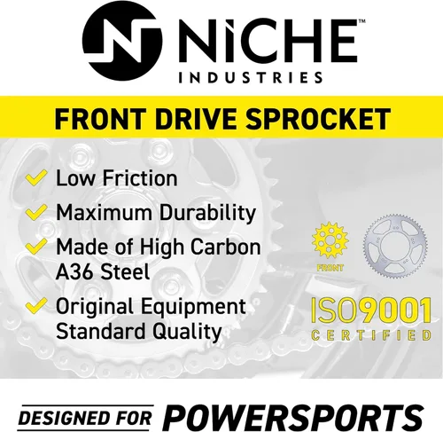 Vista 6 de NICHE Piñón de transmisión delantera de 520 pasos y 15 dientes para Kawasaki Z1000 Z900 Ninja Z900RS Versys 1000 2007-2019
