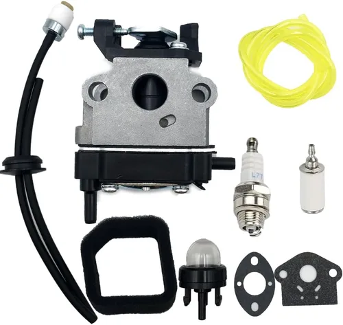 Vista 6 de LIZAPUS Kit de carburador compatible con ventilador Black Max Ryobi BM25TEC Trimmer BM254BV SC254BV