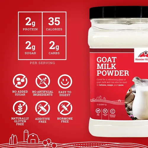 Vista 8 de Hoosier Hill Farm - Leche de cabra, 2 libras (paquete de 1)