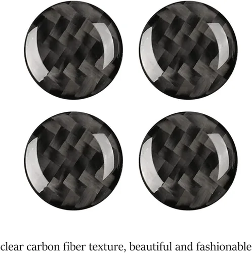 Vista 5 de Calcomanía de fibra de carbono para perilla de ventilación de aire acondicionado, cubierta interior para Chevrolet Camaro 2016 2017 2018 2019 2020