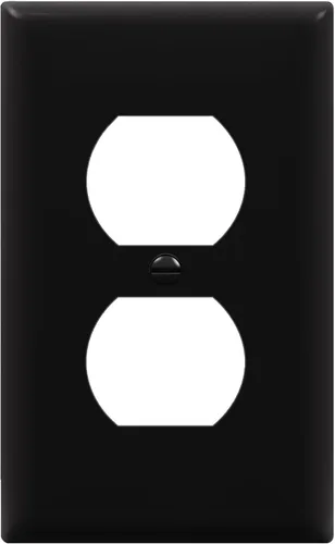 Vista 38 de ENERLITES Placa de pared dúplex para tomacorriente para receptáculos, cubierta de toma de corriente eléctrica jumbo, acabado brillante, de gran
