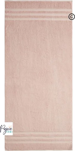 Vista 5 de Toalla de baño extra grande – Toalla de baño ultra grande – 100% algodón – 40 x 90 pulgadas – Color rubor