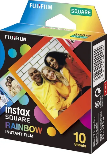 Vista 6 de Fujifilm instax Square Rainbow Film - 10 exposiciones (paquete de 2)