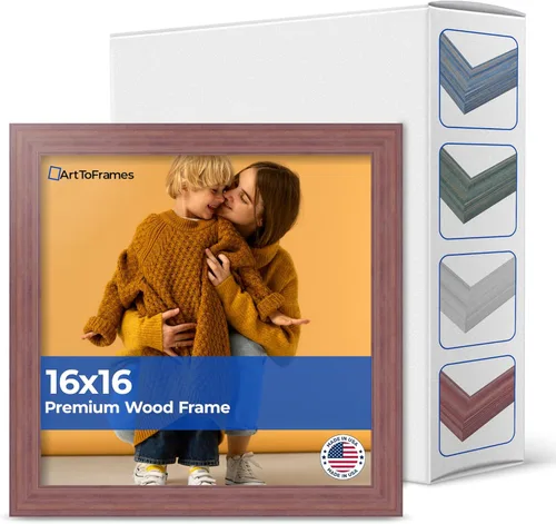 Vista 125 de Marco profundo de madera vincapervinca para fotografía 1.5 pulgadas de ancho.