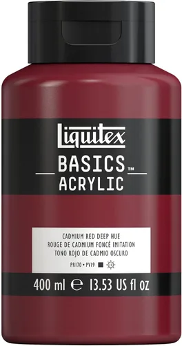 Vista 100 de Liquitex - Pintura acrílica BASICS, tubo de 4 oz, color rojo primario