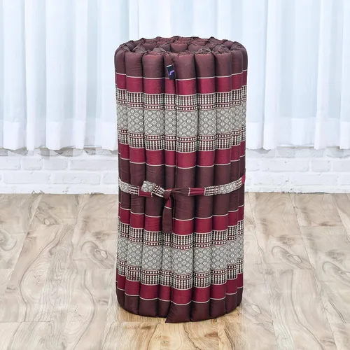 Vista 639 de Leewadee colchón tailandés enrollable para cama de invitados, tapete de yoga, para masaje tailandés, ecológico, orgánico y natural.