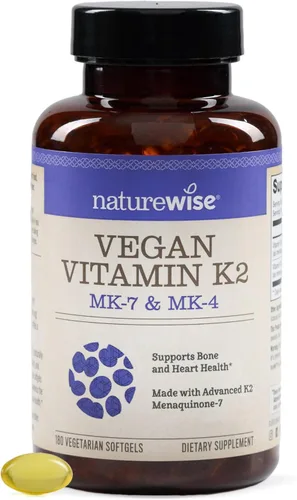 Vista 12 de NatureWise Suplemento de vitamina K2 de 600 mcg con MK-7 100mcg y MK-4 500mcg - Fórmula mejorada biodisponible - Complejo K para la salud ósea