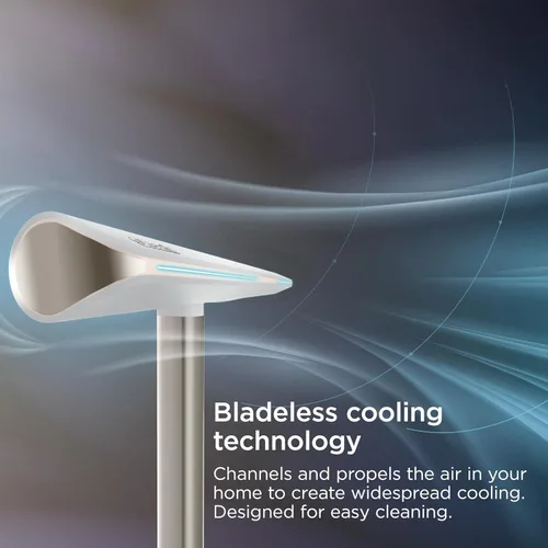 Vista 15 de SHARK TurboBlade XL Fan—Ventilador de torre sin aspas ultra personalizable, pivota, gira, oscila 180°, hace circular y propulsa el aire hasta 80
