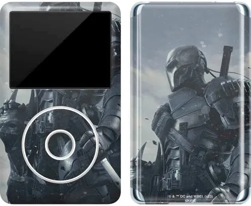Skinit Calcomanía para reproductor de MP3 compatible con iPod Classic (6.ª generación) 80 GB – Diseño oficial de Warner Bros Deathstroke