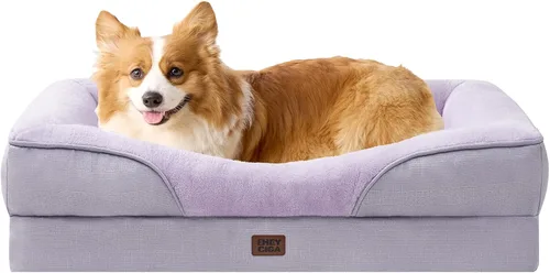 Vista 29 de EHEYCIGA Cama de espuma viscoelástica XL para perros de tamaño extra grande, sofá ortopédico extragrande para perros con lados y forro impermeable