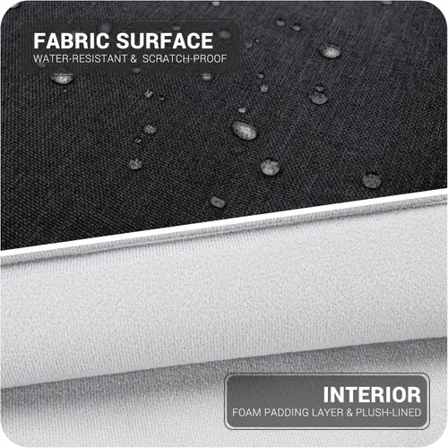 Vista 3 de Bolsa de hombro para portátil de 14 a 15 pulgadas, maletín delgado protector para computadora con asa y bolsillo para MacBook Acer Asus HP Surface