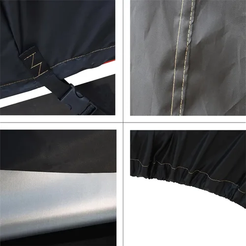 Vista 6 de marddpair 210D - Funda de tela Oxford de 14 a 16 pies, impermeable, resistente, repuesto para pesca, esquí, lubina, casco V, color negro