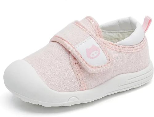 Zapatos de bebé para caminar, zapatos para niños y niñas, zapatillas antideslizantes para primeros pasos, malla transpirable, zapatos de dibujos