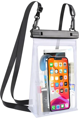 Vista 12 de Bolsa impermeable para teléfono de gran capacidad, bolsa seca flotante para iPhone 17 16 13 12 11 Pro Max Galaxy S22 S21 bolsa impermeable protector