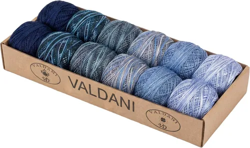 Vista 28 de Valdani Pearl Cotton Sz 12 El aroma de las flores 110 yardas/pelota Surtido