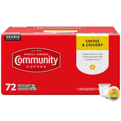 Vista 10 de Community Coffee 100% Colombia - Cápsulas de café de tostado medio oscuro, 12 unidades, compatibles con cafeteras Keurig 2.0 K-Cup, caja de 12
