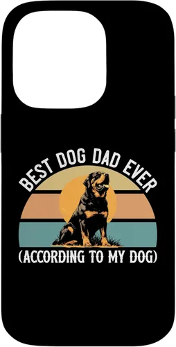 Vista 17 de Rottweiler Dog Lover Gift, Best Dog Dad Ever, Rottie Father Case for iPhone 17