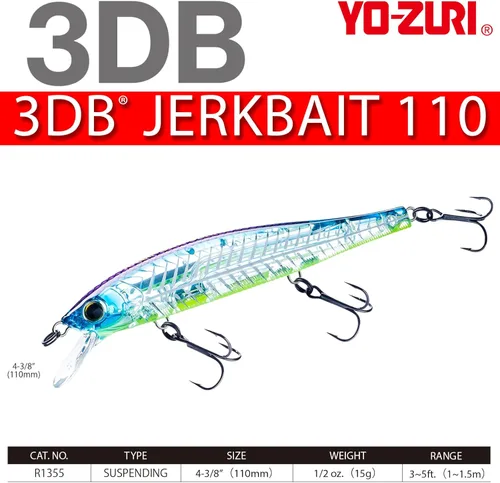 Vista 4 de Yo-Zuri 3DB Jerkbait 110