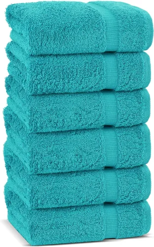 Vista 36 de Chakir Turkish Linens - Toallas turcas de 100% algodón, suaves y absorbentes (12 paños, color gris)