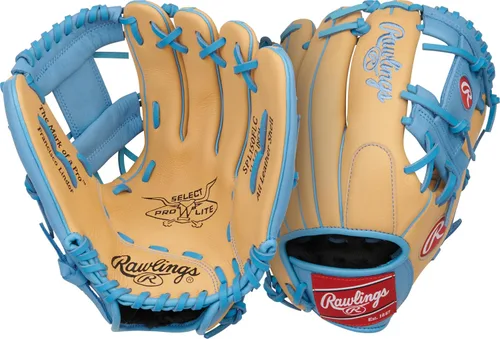 Vista 18 de Rawlings Guante de béisbol juvenil Select PRO LITE Modelos Pro Player Tamaños 10.5 a 12.25 pulgadas Múltiples estilos