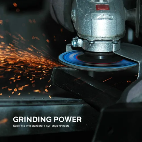 Vista 5 de Neiko 11120A - Disco de solapa de circonita de alta calidad, 4.5 x 7/8 pulgadas, grano 80, tipo bisel #29, paquete de 10