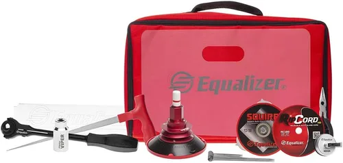Equalizer Industries Equalizer Viper Kit Deluxe, Herramienta de Eliminación de Cordón y Alambre de Parabrisas y Corte de Vidrio, Herramienta de