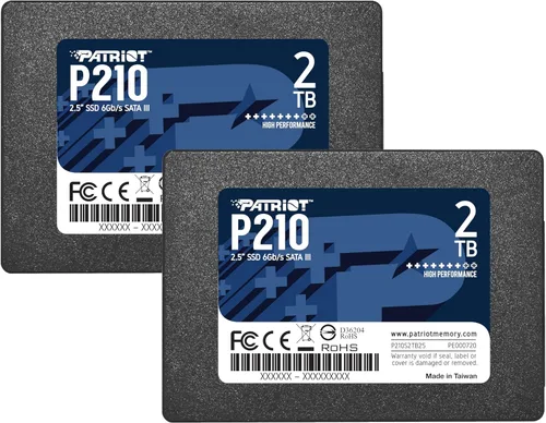 Vista 8 de Patriot Memory P210 SATA 3 128GB SSD de 2,5 pulgadas Unidad de estado sólido interno - P210S128G25