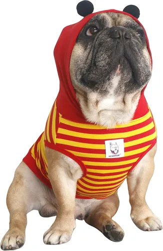 Vista 16 de iChoue - Disfraces de abeja, abeja melífera, abejorro, oruga, insecto de Halloween para perros, sudaderas sin mangas, ropa, conjuntos, camisas