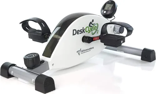 Vista 10 de DeskCycle Under Desk Bike Pedal Exerciser - Stationary Bikes for Home & Office - Standard and Adjustable Height Versions