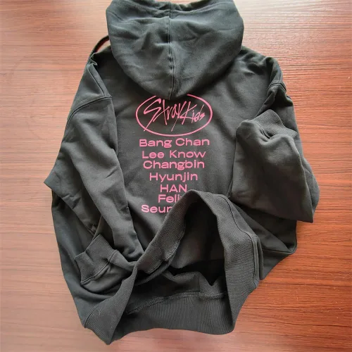 Vista 5 de sunlelekz Stray Kids Sudadera con capucha Straykids Rock Star Ablum Sudadera Algodón SKZ ROck-star Merchandise