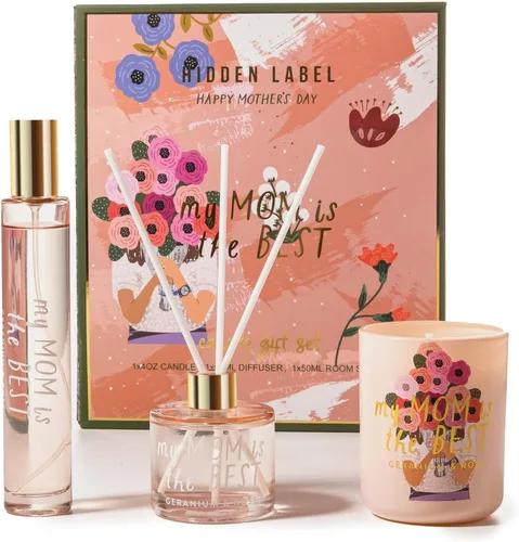 Vista 8 de White Gardenia Vela perfumada, vela de soja de 2 mechas, velas en tarro de lujo, velas aromáticas para el hogar, 45 horas de combustión, 8.3 onzas