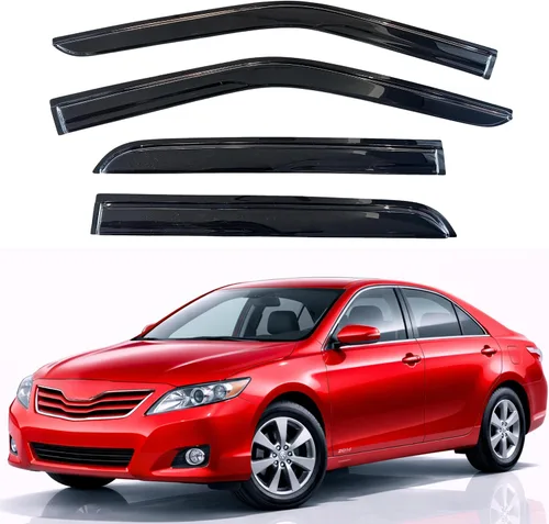 Vista 144 de KPY Visor de ventana compatible con Hyundai Tucson 2021-2025, 4 piezas de deflector de ventilación para ventana lateral, estilo Mugen, protector