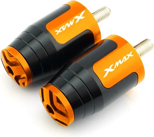 Vista 4 de Motorcycle 1 Pair Motorcycle Handle Grips Ends Plug for Yamaha Xmax 125 250 300 400 CNC Handlebar Hand Grip Cover Xmax125 Xmax250 7/8“ 22MM Handle