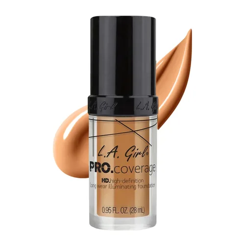 Vista 24 de Base de maquillaje líquida L.A. Girl Pro Coverage, Beige Nude
