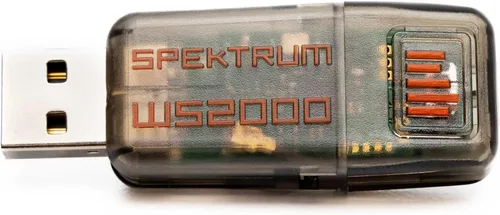 Vista 2 de Spektrum Ws2000 USB RC Dongle Simulador de vuelo inalámbrico, SPMWS2000, Negro