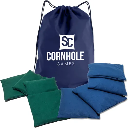 Vista 13 de Bolsas de cornhole resistentes al clima (juego de 8) - Tamaño/peso profesional de regulación (16 oz) - Uso en tableros de cornhole profesionales