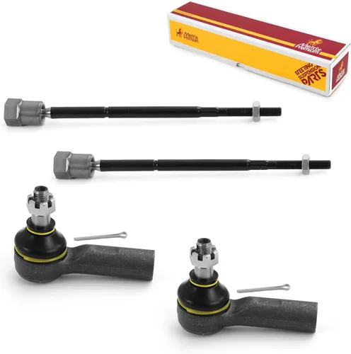 Vista 137 de Metrix Premium Chassis Parts - Kit de 4 piezas de extremos de barra de acoplamiento frontal exterior e interior compatible con Nissan Pathfinder