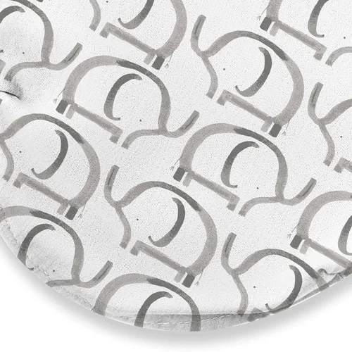 Vista 9 de SwaddleMe Luxe Easy Change Swaddle, Ellie Elephant/Triángulo Gris, S/M (0-3 meses)