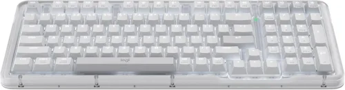 Vista 9 de Logitech Alto Keys K98M - Teclado mecánico inalámbrico, teclado personalizable con junta de absorción de vibraciones, teclas retroiluminadas, Grafito