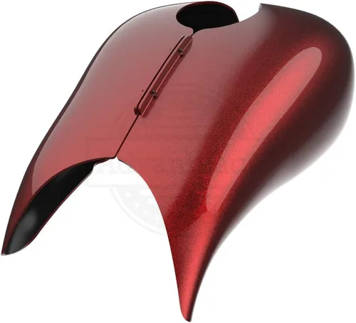 Vista 464 de Fundas de tanque estiradas para whisky ámbar con consola de tablero para Harley Touring Street Glide Road Glide 2014 2015 2016 2017 2018 2019 2020