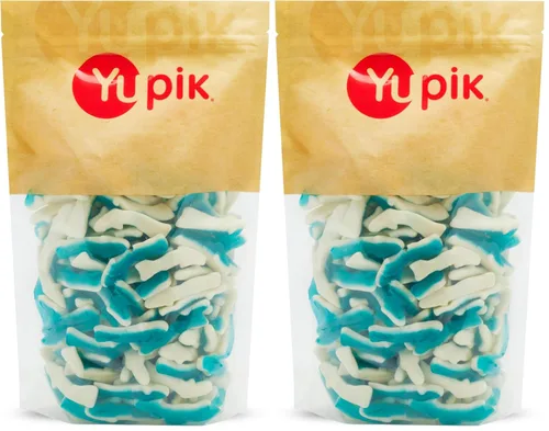 Vista 12 de Yupik Caramelos de cereza agria, 2.2 lb (35.2 oz), paquete de 6, bolas con sabor a cereza, dulces y ácidos, gomitas rojas masticables, dulces