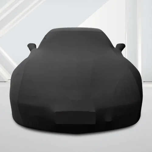 Vista 5 de WinPower Funda para automóvil deportivo de interior de 154 a 169 pulgadas, elástica, a prueba de polvo, cubierta completa para garaje subterráneo